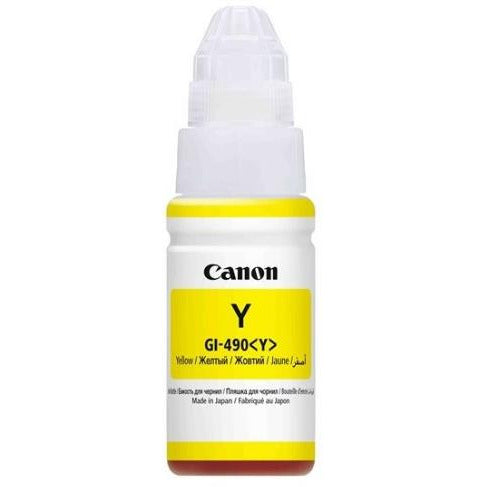 Canon GI-490BK (gult) blekhylki Bottle 70ml (Prentar 3,000 síður)