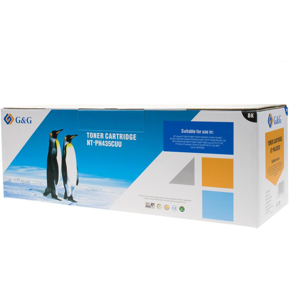 G&G Ninestar XL samheitahylki: HP 36A/ CB436A/ Canon 725 Svart