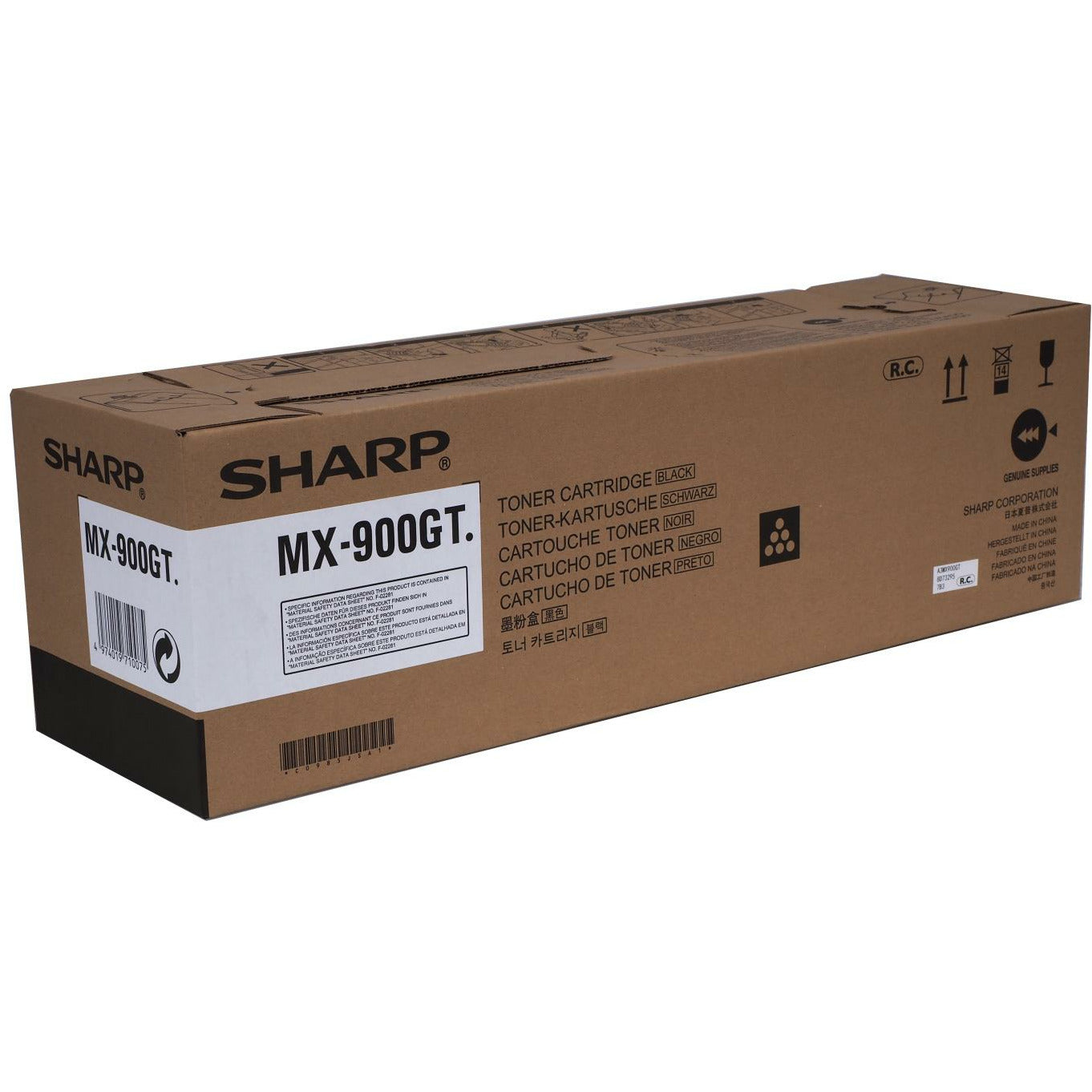 Sharp MX-900GT (Prentar: 120,000 síður) svart dufthylki