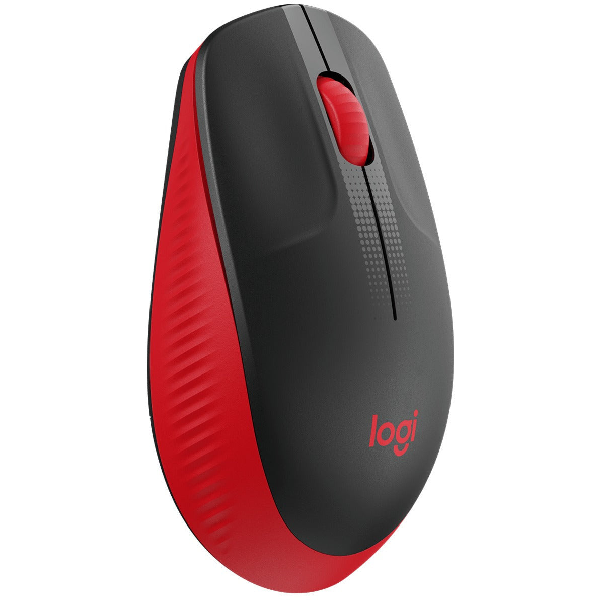 Logitech M190 (1000dpi) Full-Size þriggja takka þráðlaus mús (rauð)