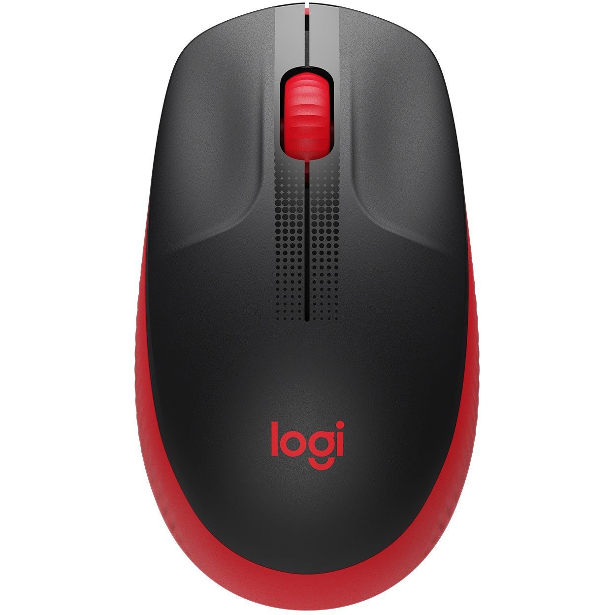 Logitech M190 (1000dpi) Full-Size þriggja takka þráðlaus mús (rauð)