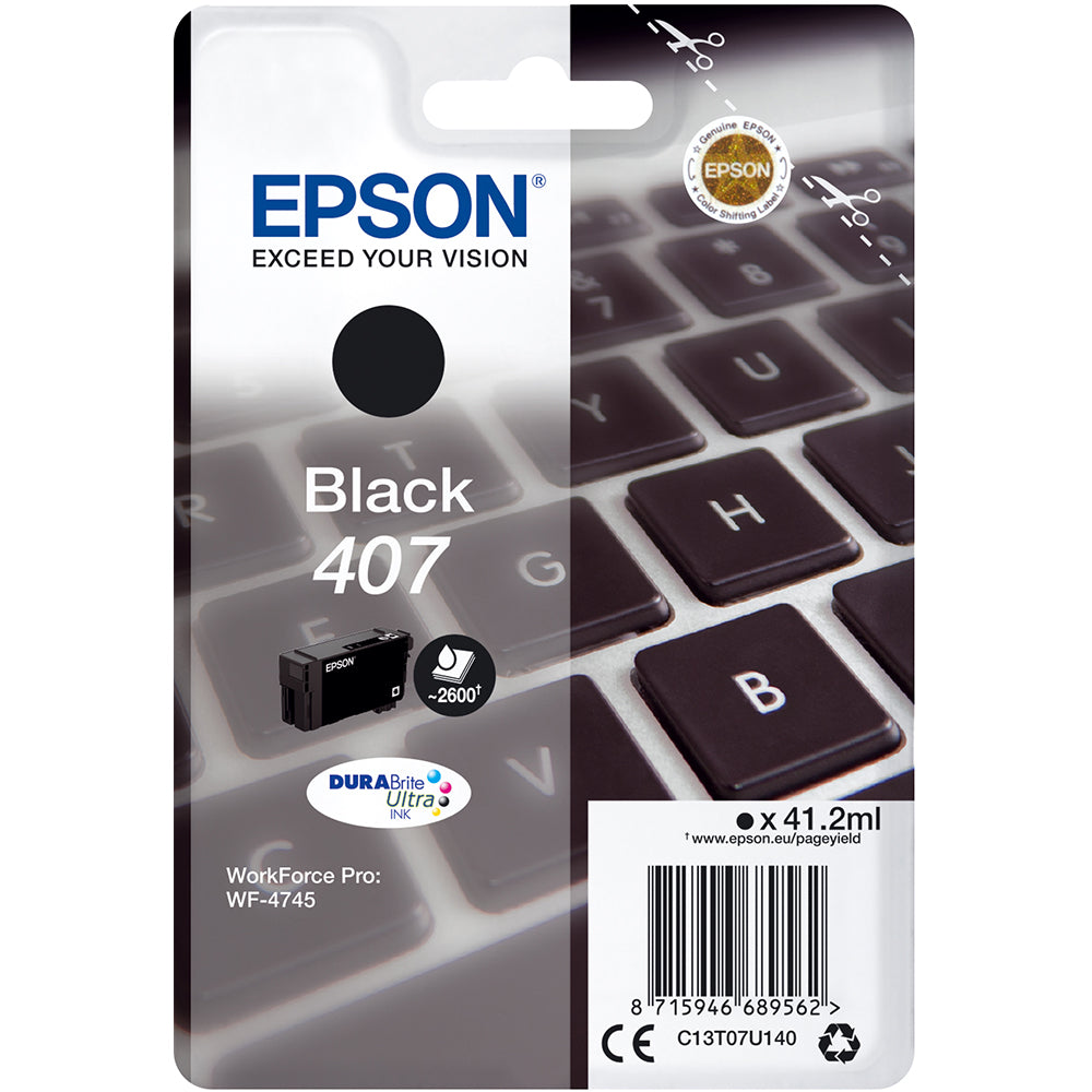 EPSON WF4745 BLACK XL blekhylki CART
