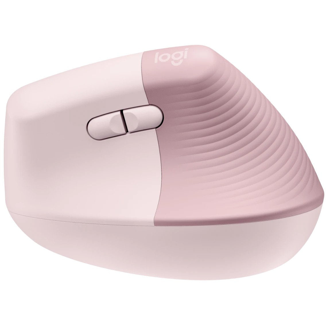Logitech Lift Right Vertical Ergonomic mús, Rose/Dark Rose