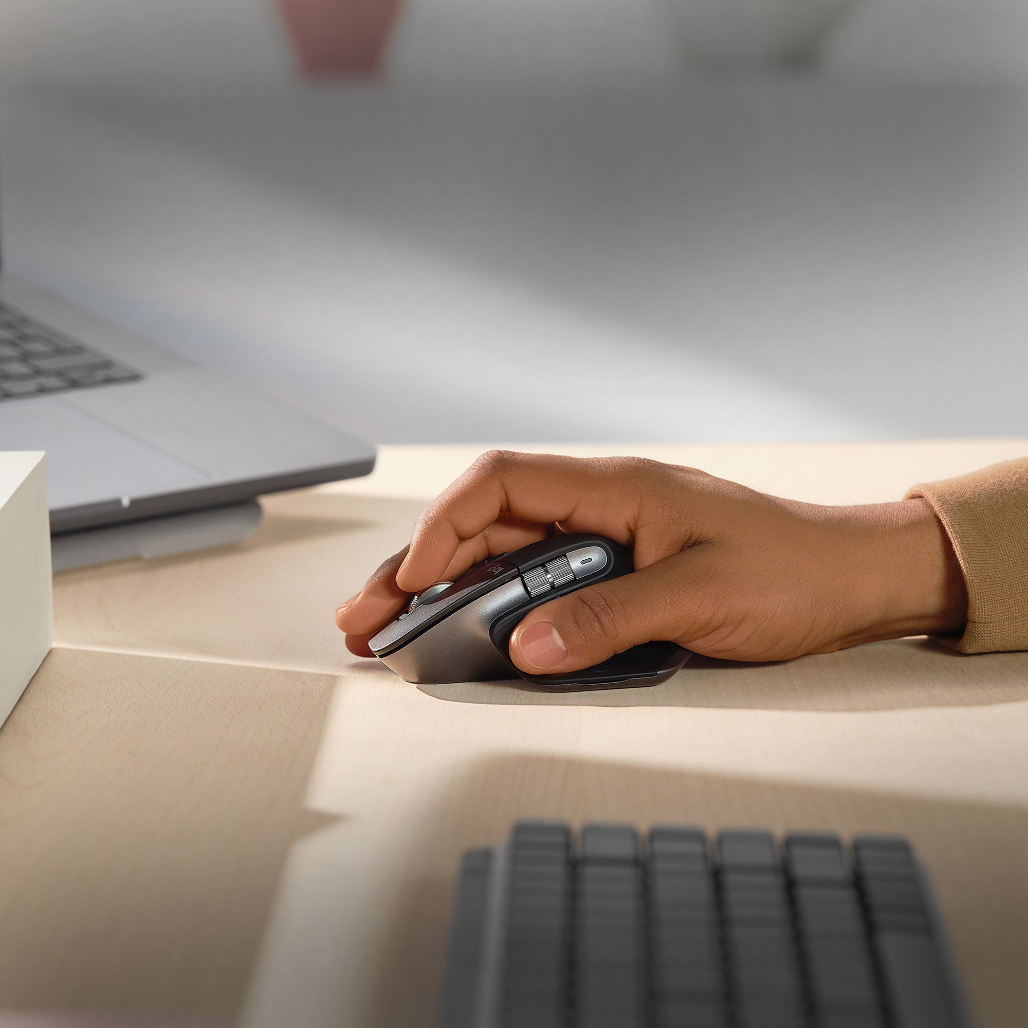 MX Master 3S For Mac Perfyrirmance þráðlaus mús, Space grá