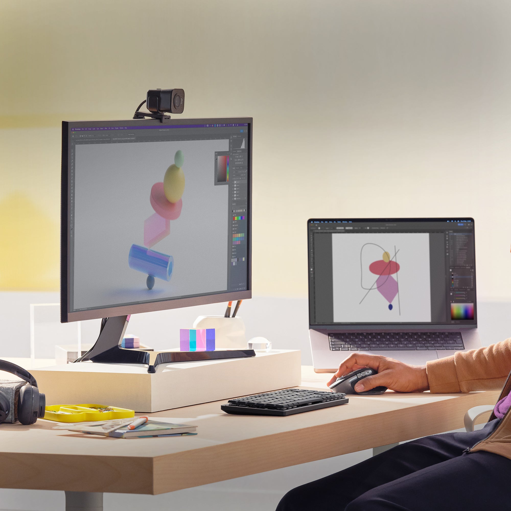 MX Master 3S For Mac Perfyrirmance þráðlaus mús, Space grá