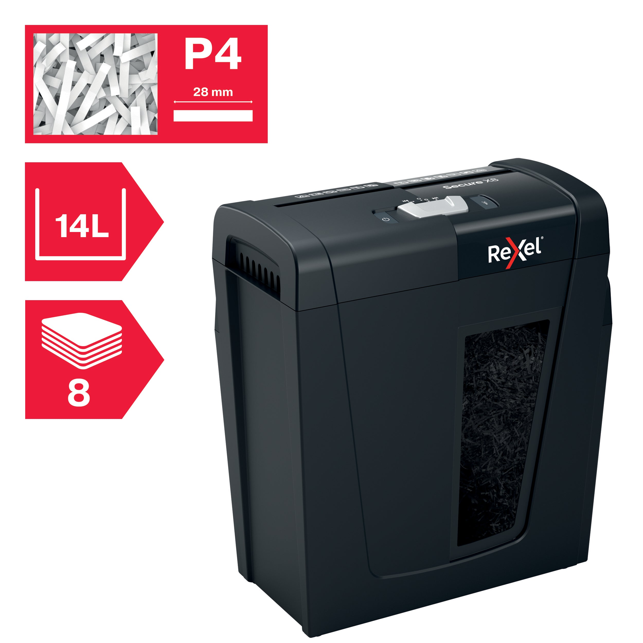 Shredder Rexel Secure X8 P4
