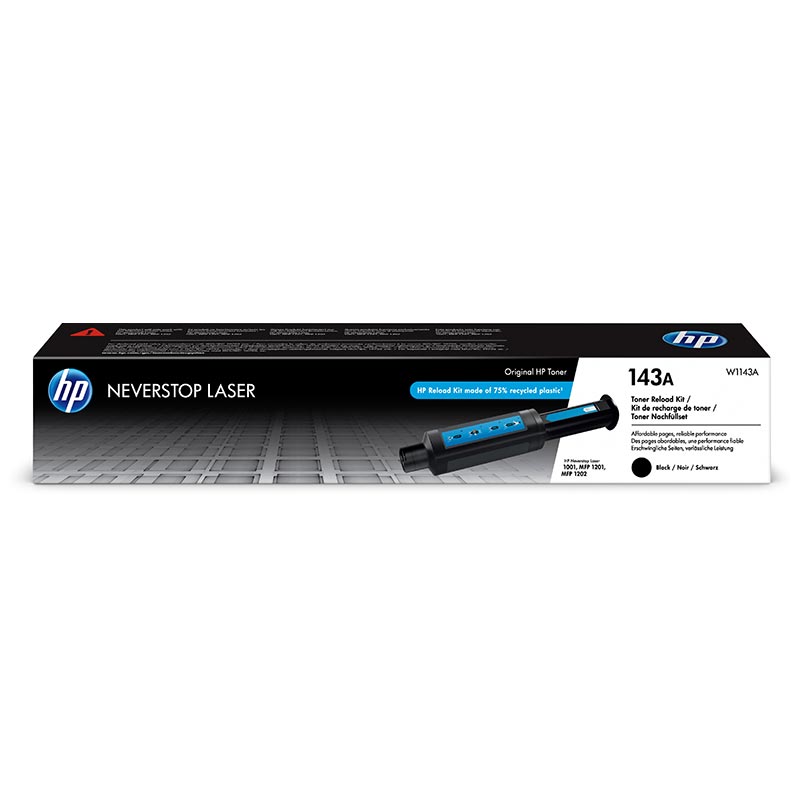 HP W1143A 143A NEVERSTOP BLACK TONER 2.5K