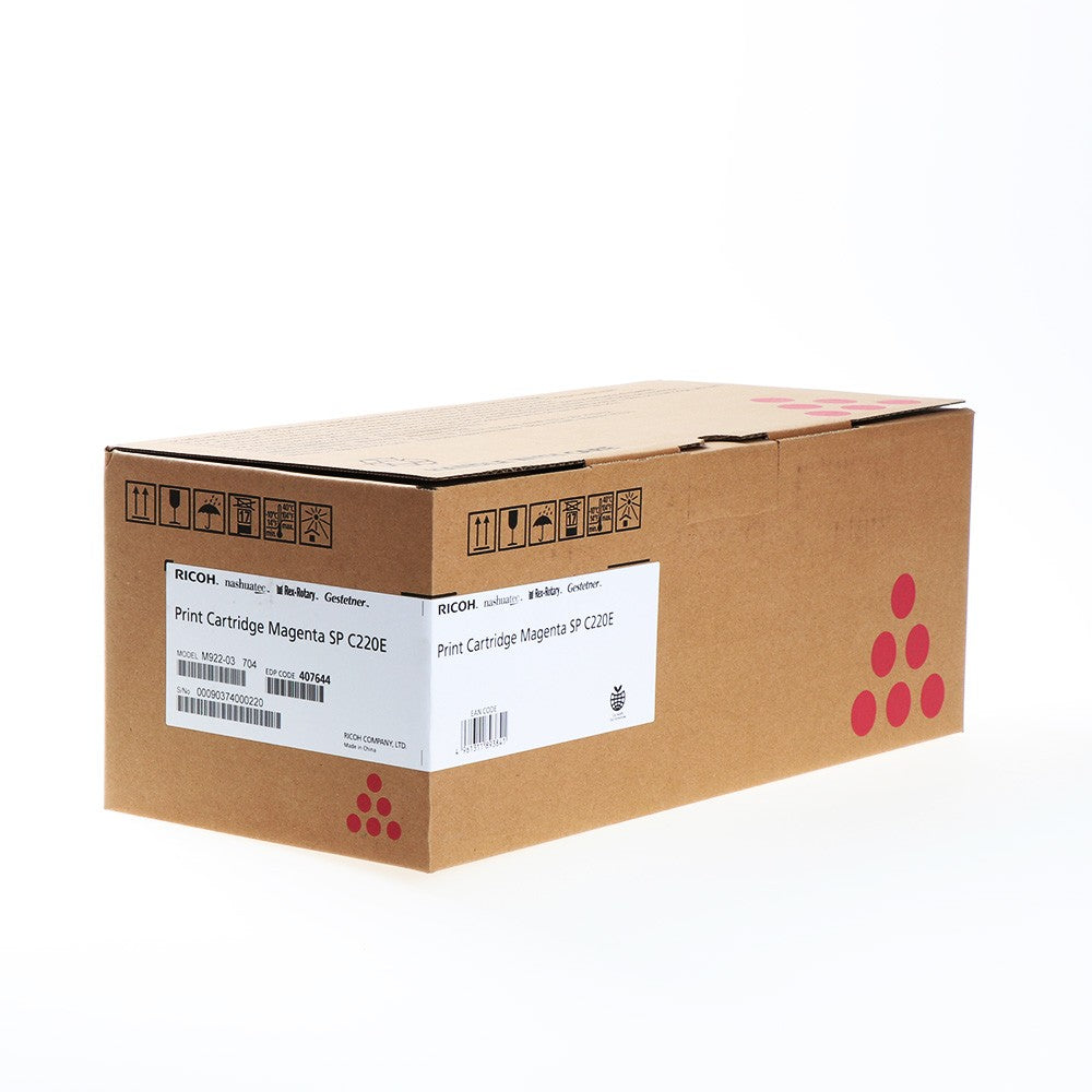 Ricoh Toner Cartridge 407644 standard capacity SP C220E magenta