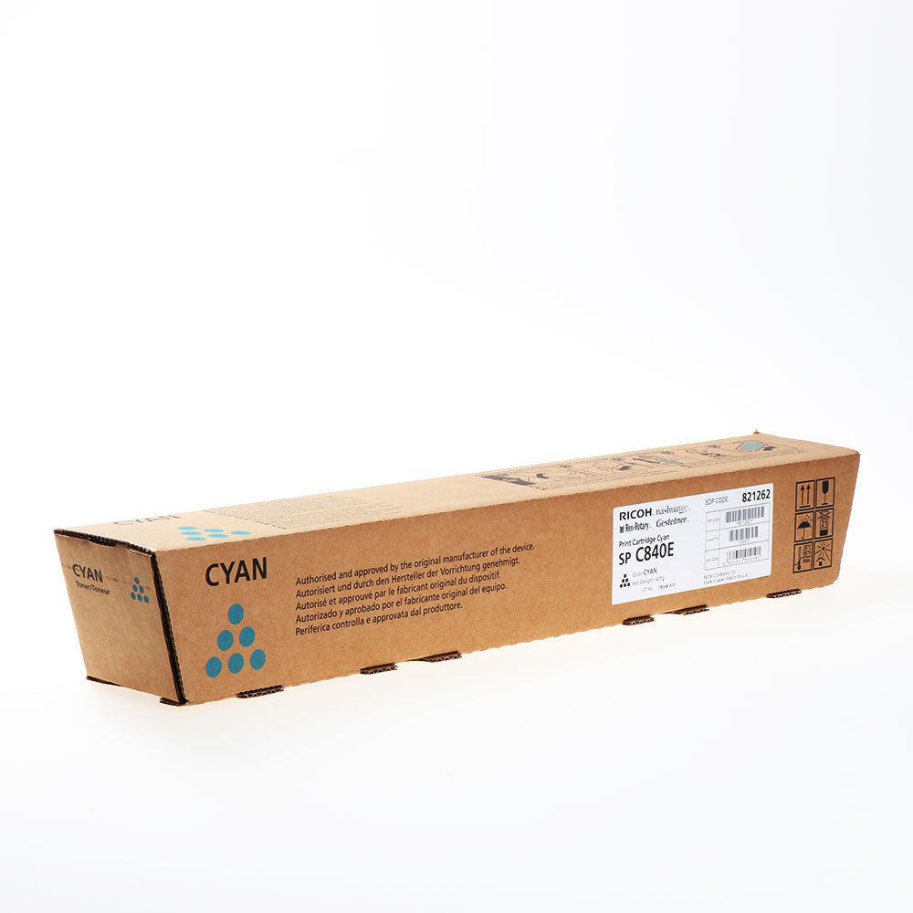 Ricoh Toner 821262 standard capacity SP C840DN cyan