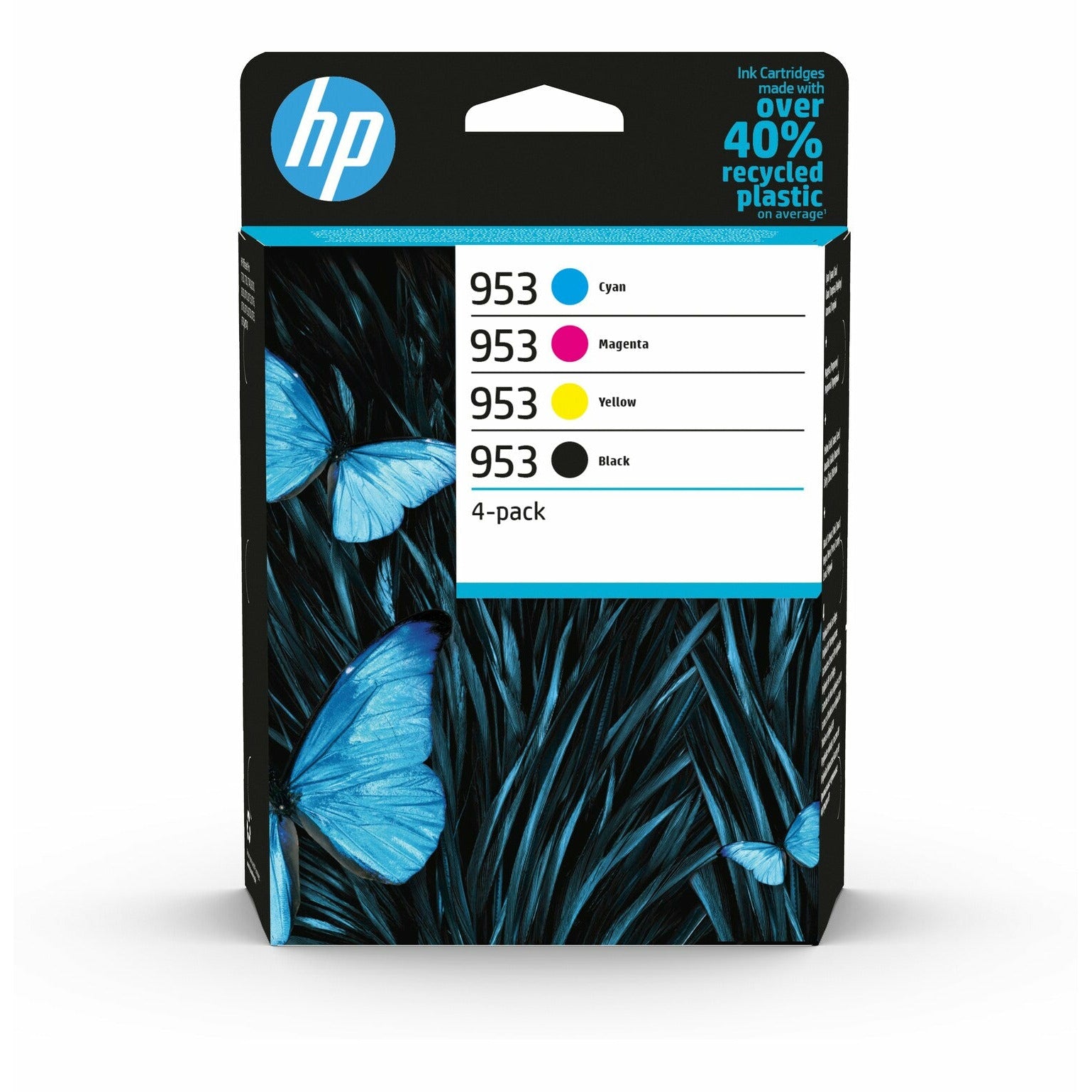 HP 953 svart/blátt/rautt/gult Original blekhylki (4-Pack)