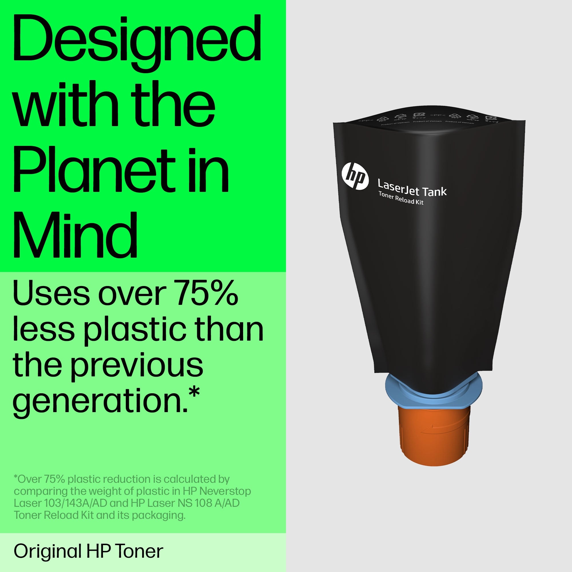 HP 153X dufthylki svart W1530X HP LJ Tank 1005