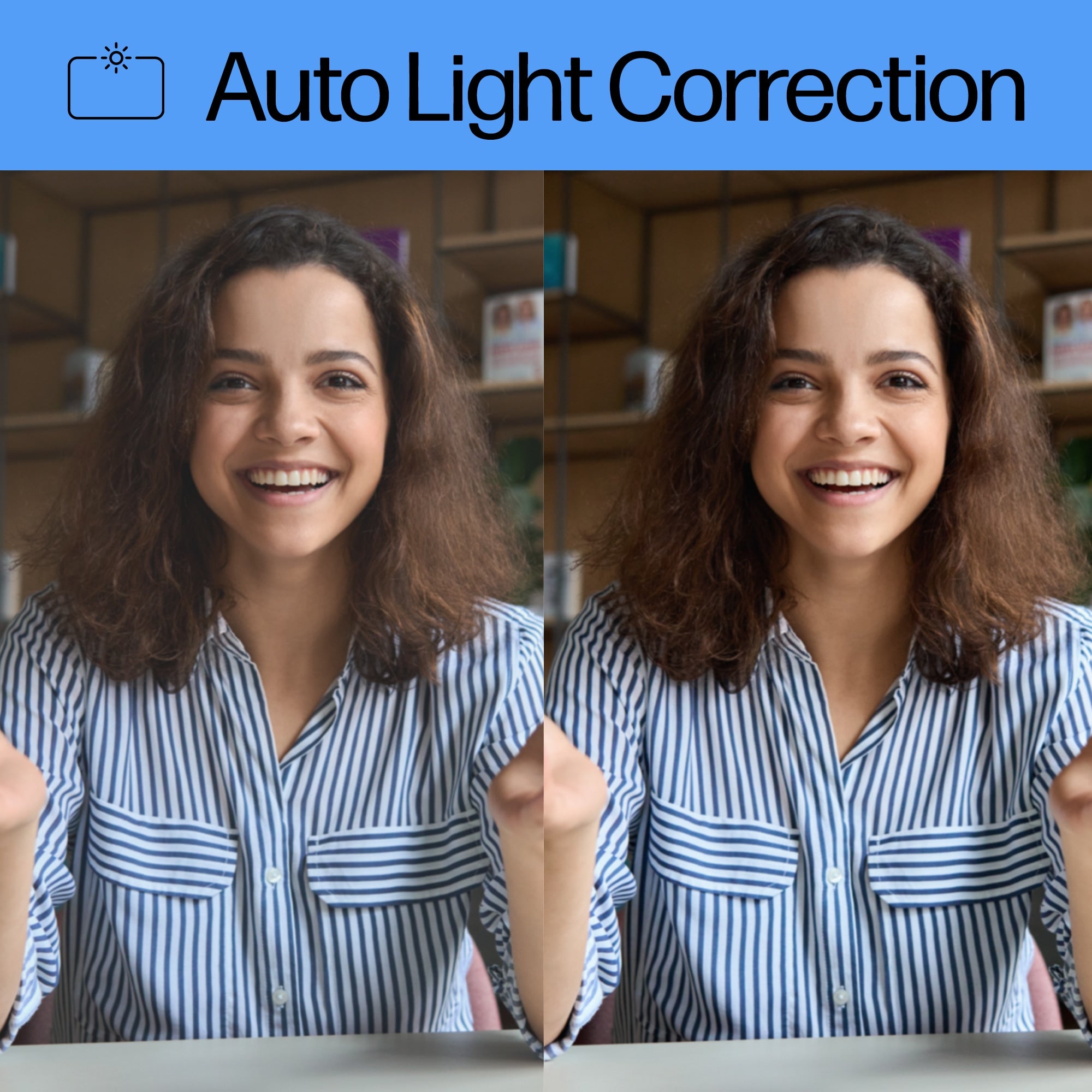 HP 320 FHD vefmyndavél, svört