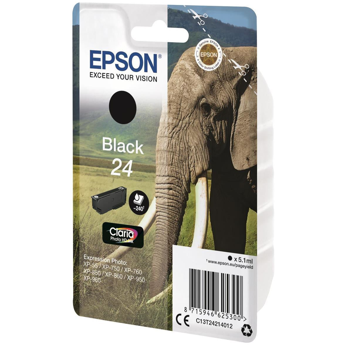 Epson XP750/850 svart blekhylki 5.1ml