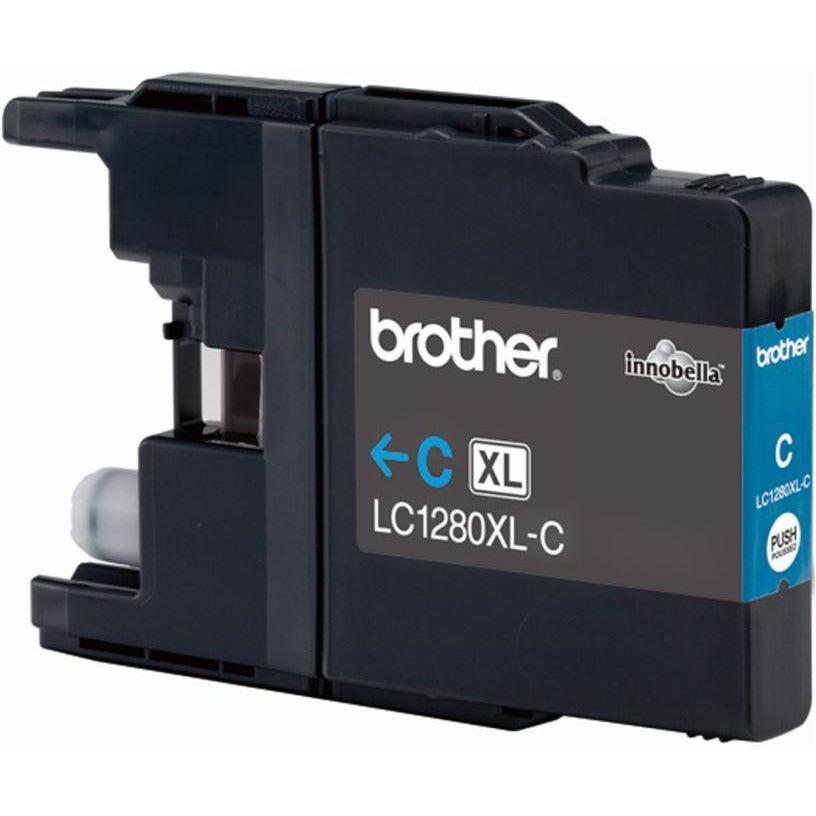 Brother LC1280XLC (Prentar: 1,200 síður) blátt blekhylki