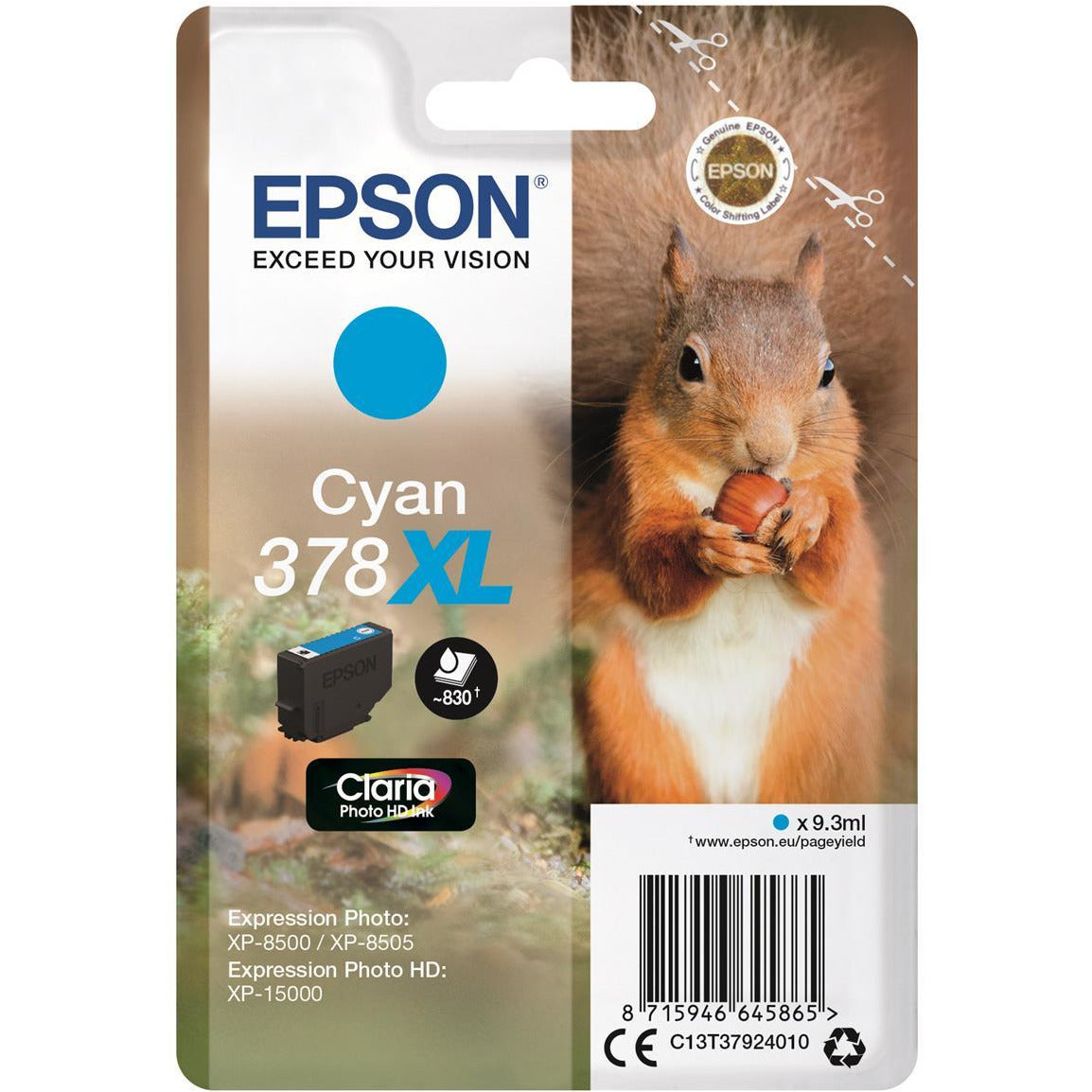 Epson Xp8500/8505 blátt blekhylki 9.3ml