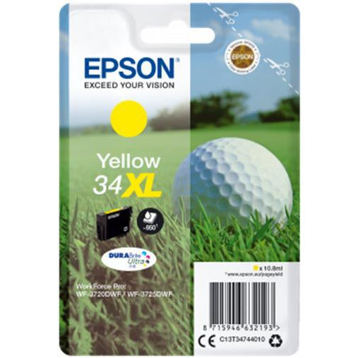 Epson WF3720/WF3725DWF blekhylki gult 10.8ml