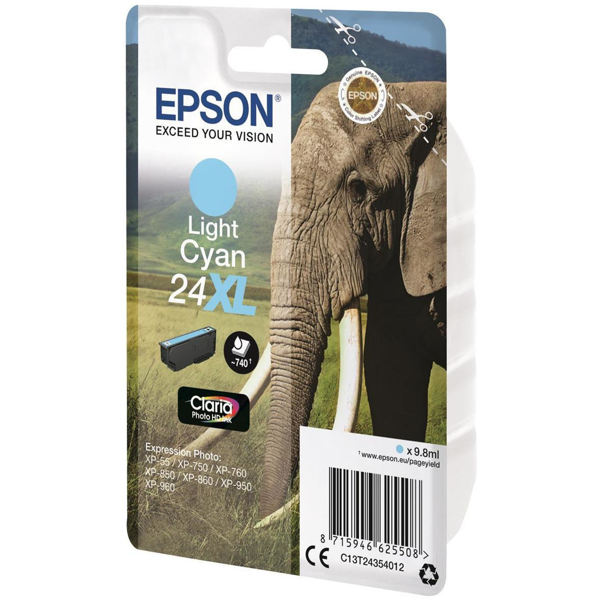 Epson C13T24354012 24XL Light blátt Ink 10ml