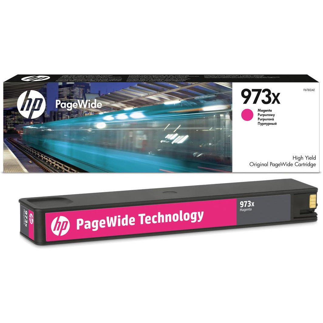 HP 973X (Prentar: 7,000 síður) XL Original PageWide Cartridge (rautt)