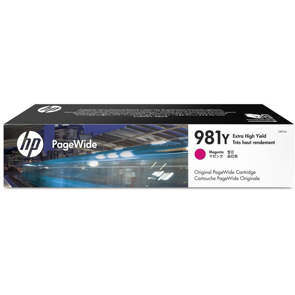 HP 981Y (prentar: 20,000 síður) Extra XL Original rautt PageWide Cartridge fyrir PageWide Enterprise Color 556dn/556xh/586z/586dn/586f Printers