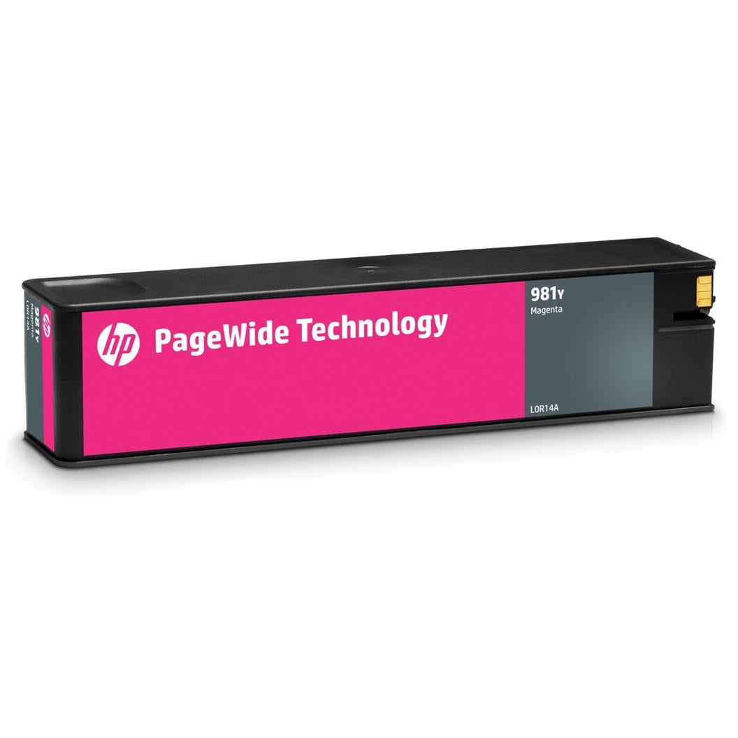 HP 981Y (prentar: 20,000 síður) Extra XL Original rautt PageWide Cartridge fyrir PageWide Enterprise Color 556dn/556xh/586z/586dn/586f Printers
