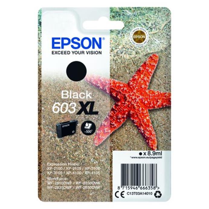 EPSON 603XL BK INK CART 8.9ML