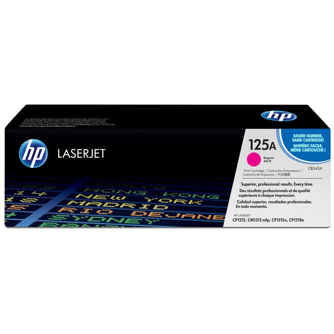 HP 125A (prentar: 1,400 síður) rautt dufthylki