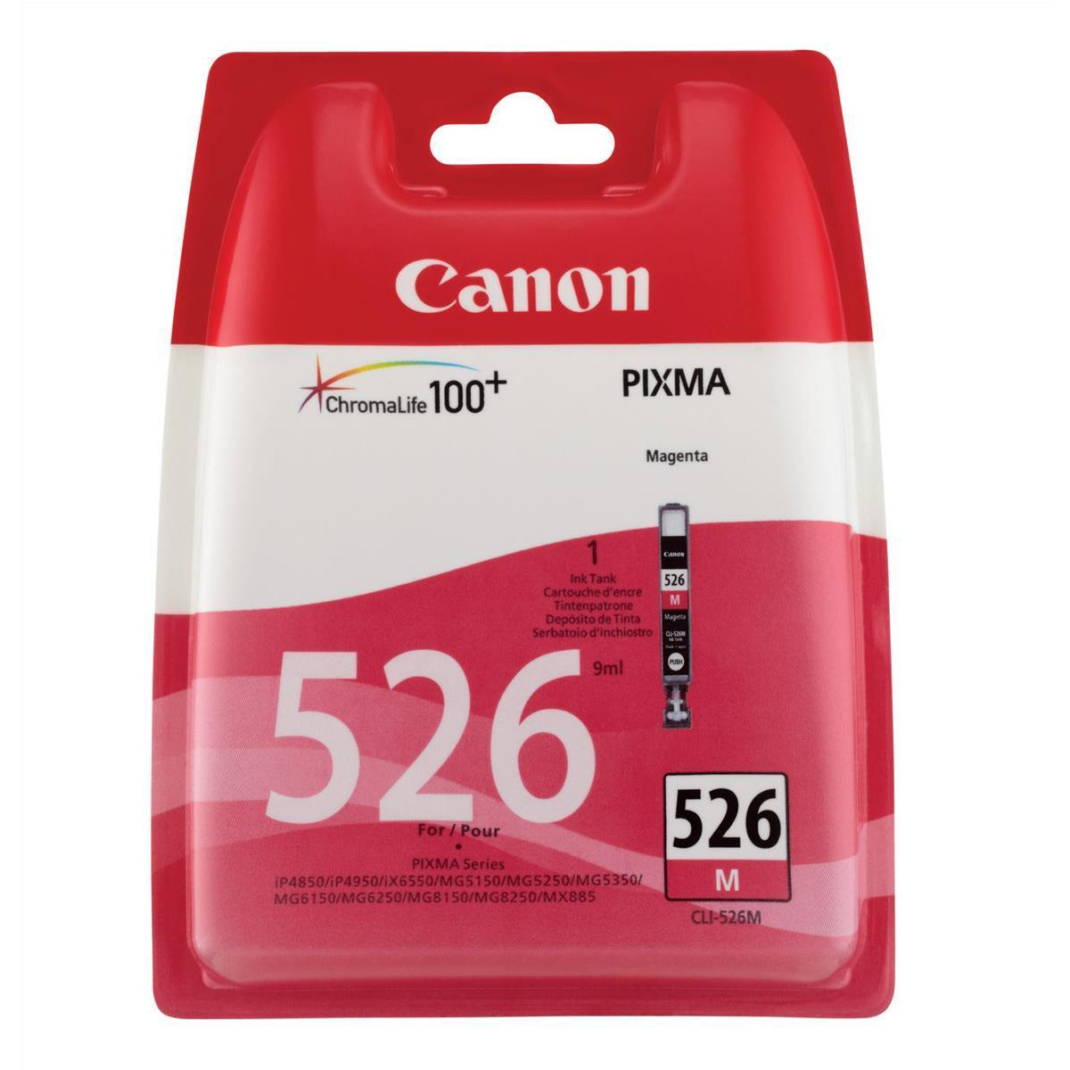 Canon CLI-526M (204 Photos) rautt blekhylki