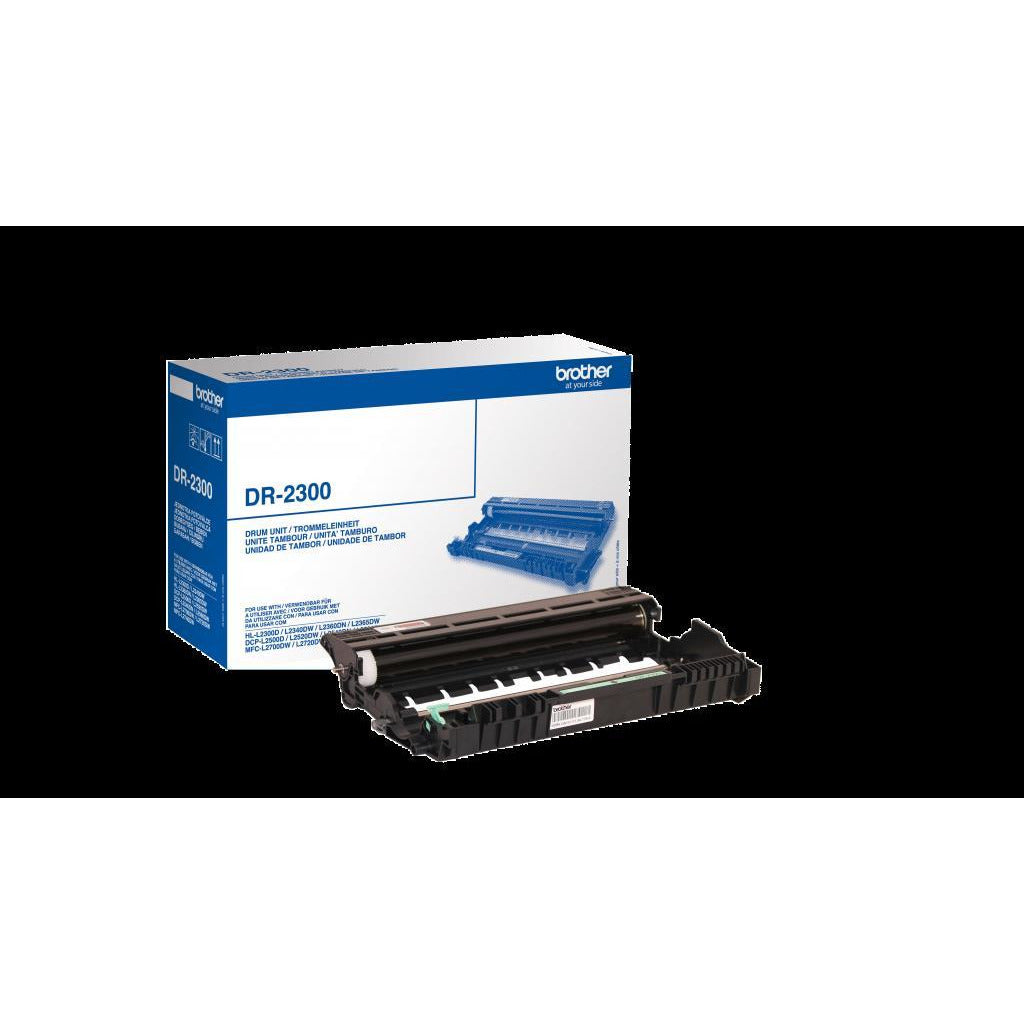 Brother DR-2300 (Yield: 12,000 Pages) Black Ink Laser Imaging Drum