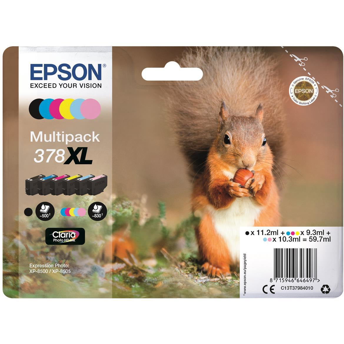Epson Xp8500/8505 Multipack Bk/C/LC/Y/M/Lm