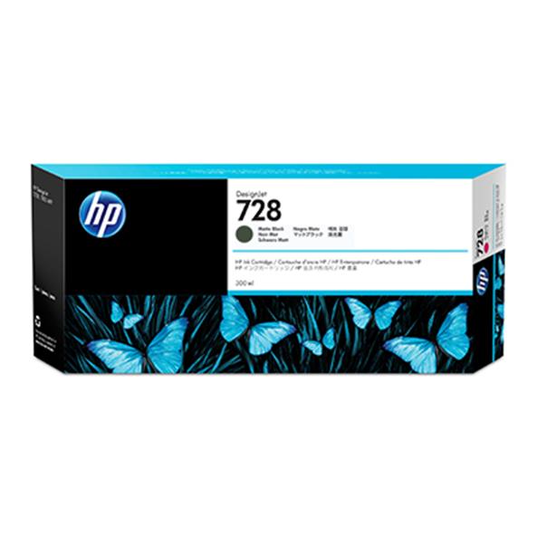 HP F9J68A 728 MATT BLACK INK CART 300ML