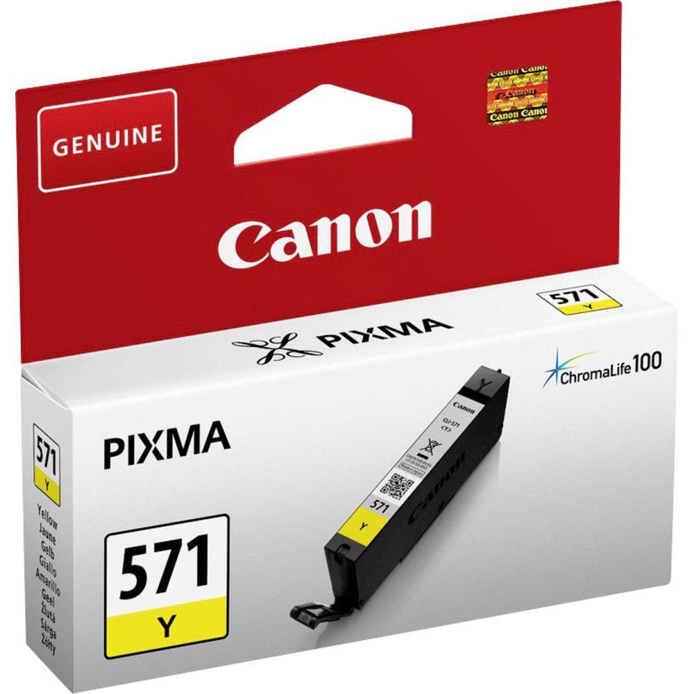 Canon CLI-571Y (Prentar: 347 síður) gult blekhylki