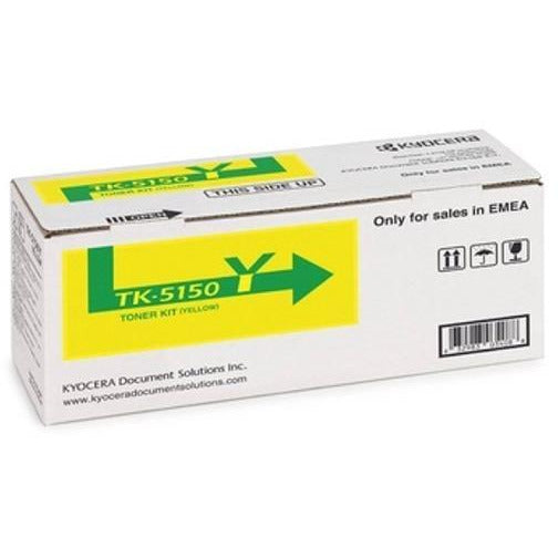 Kyocera TK5150Y gult (prentar 10,000 síður) dufthylki fyrir ECOSYS M6035cidn, M6535cidn, P6035dn Printers including Container
