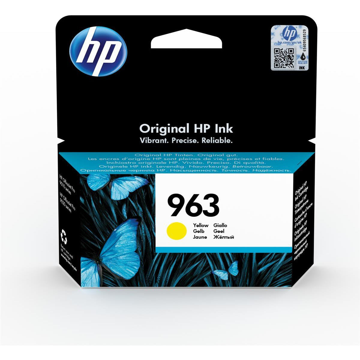 HP 3JA25AE 963 gult Ink 11ml