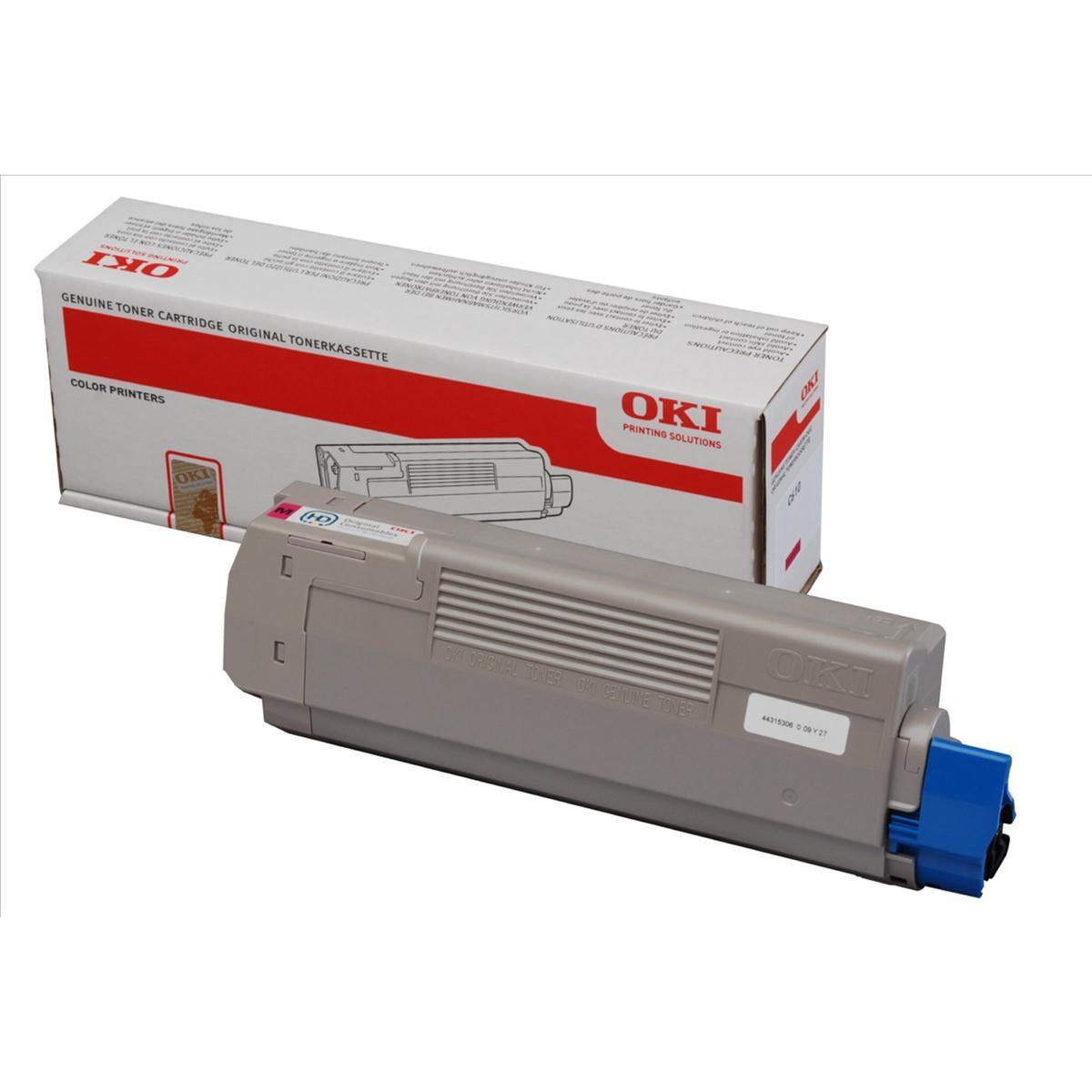 OKI C610 rautt dufthylki 6K