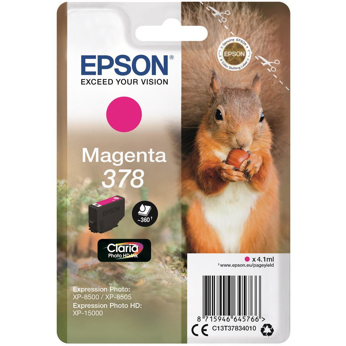 Epson Xp8500/8505 rautt blekhylki 4.1ml