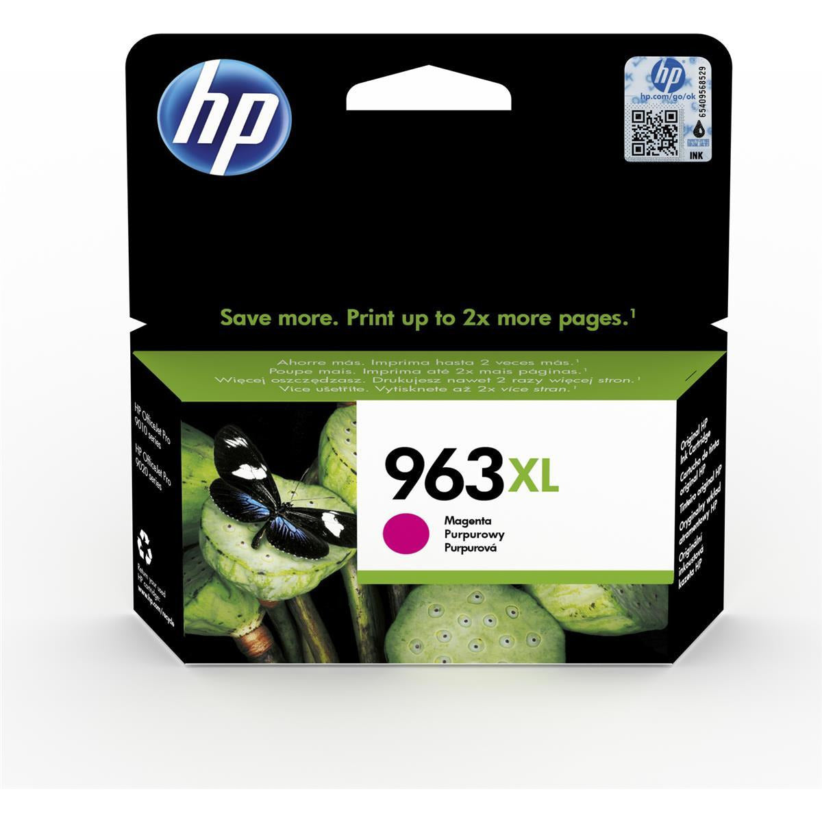 HP 3JA28AE 963XL rautt Ink 23ml