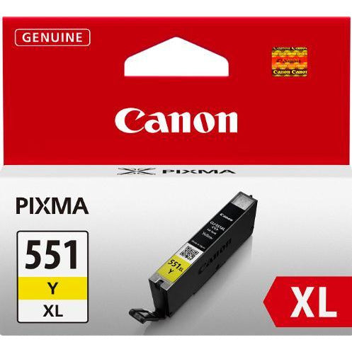 Canon CLI-551YXL (Prentar: 685 síður) XL gult blekhylki