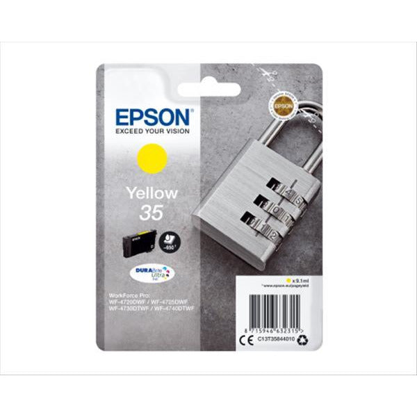 Epson WF420/4725/4730/4740 blekhylki gult 9.1ml