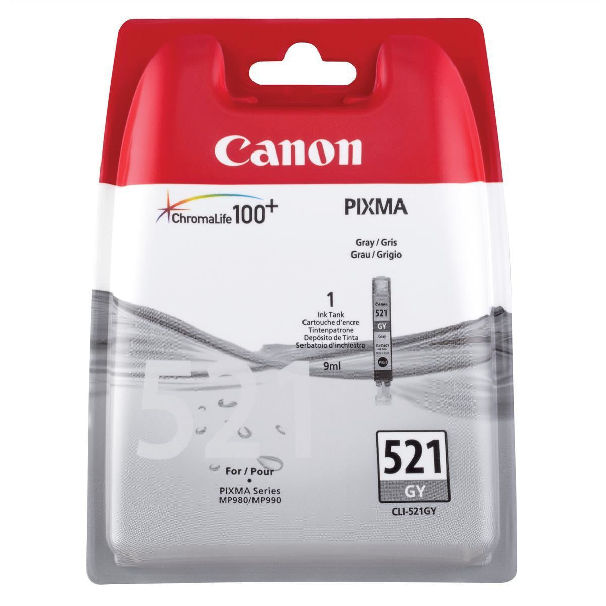 Canon 2937B001 CLI521 grátt Ink 9ml
