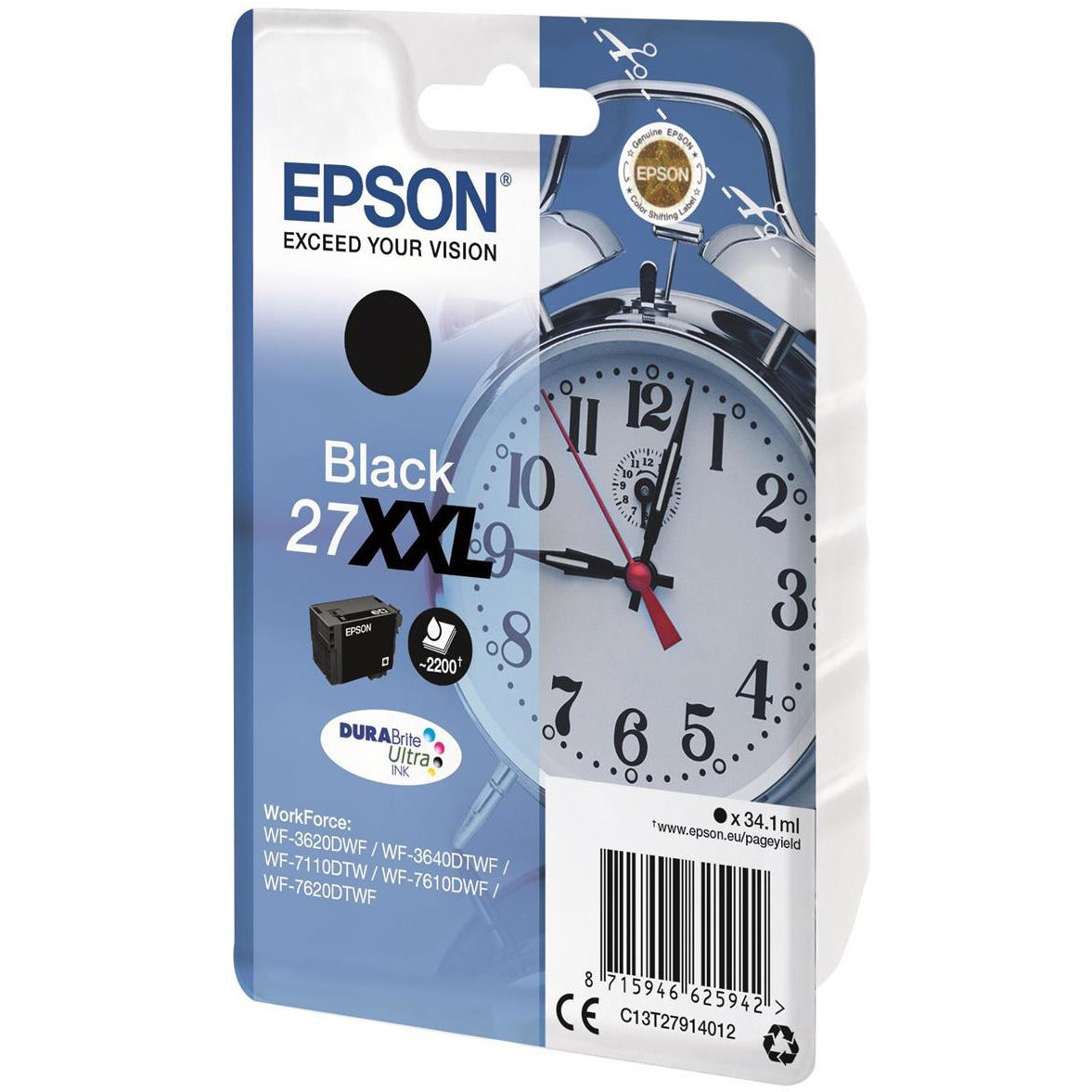 Epson WF-3620DWF/3640/7110 Bk Ink 34.1ml