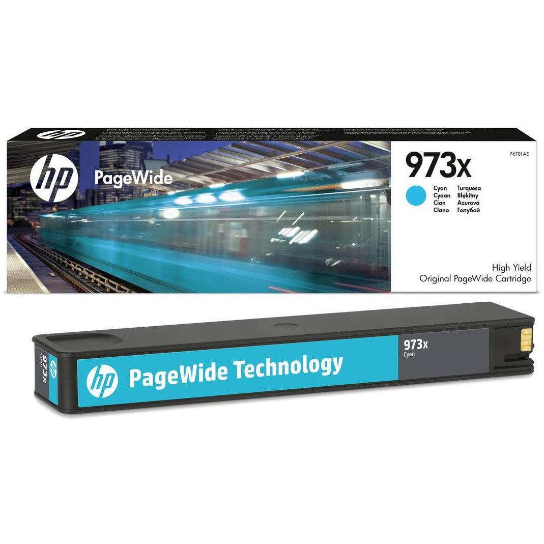 HP 973X (Prentar: 7,000 síður) XL Original PageWide Cartridge (blátt)