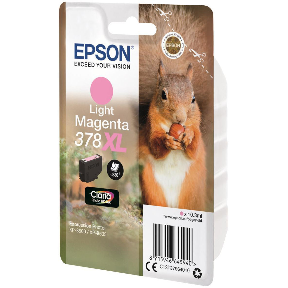 Epson C13T37964010 378XL Light rautt Ink 10ml