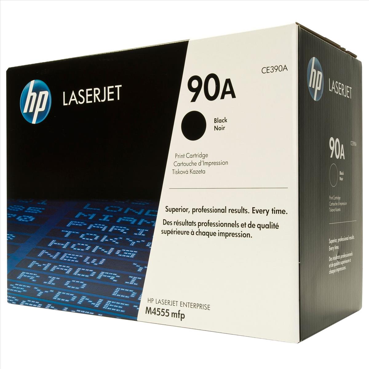 HP CE390A 90A svart dufthylki