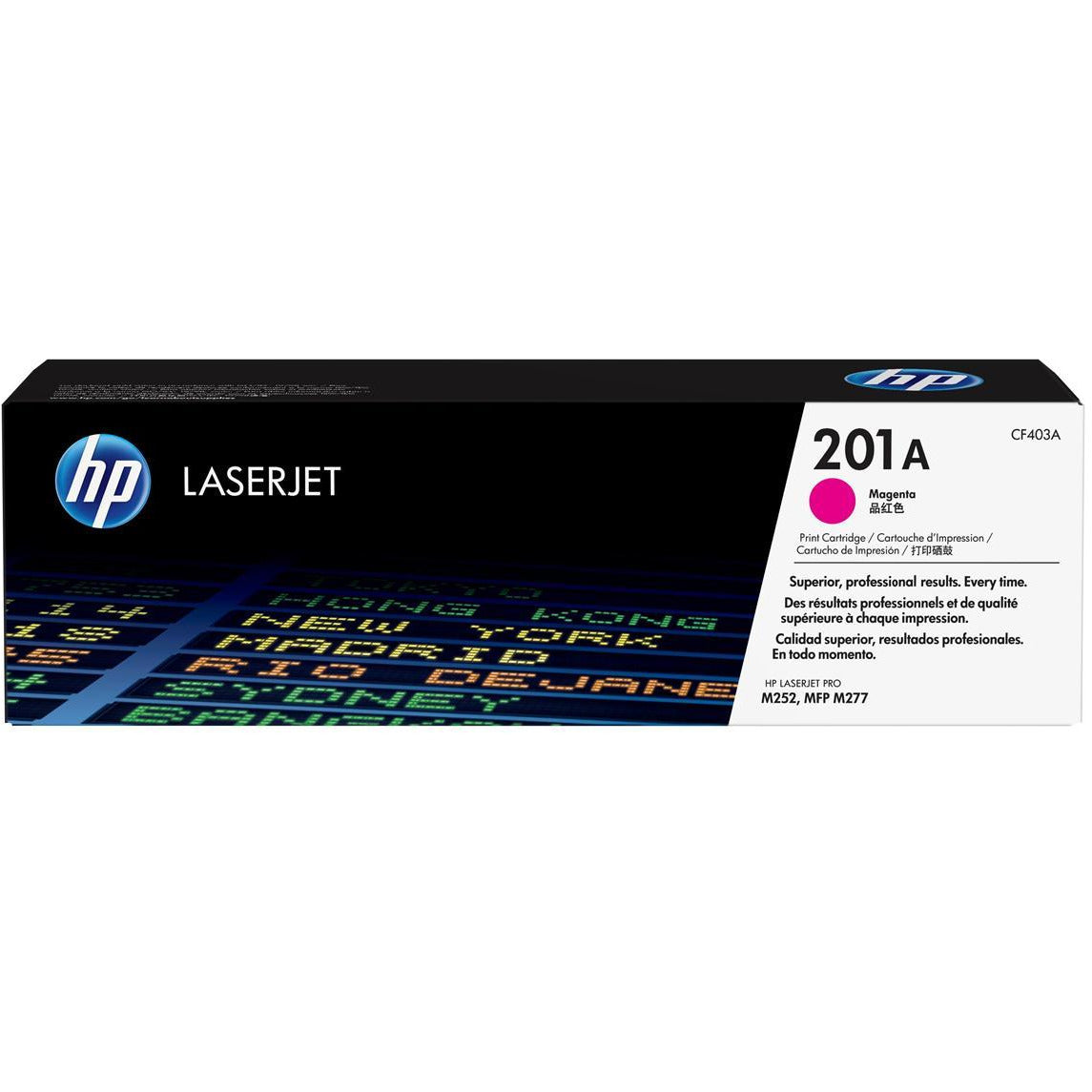 HP 201A (prentar: 1,400 síður) rautt dufthylki