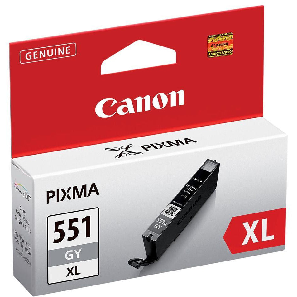 Canon CLI-551GYXL (275 Photos) XL Grey blekhylki
