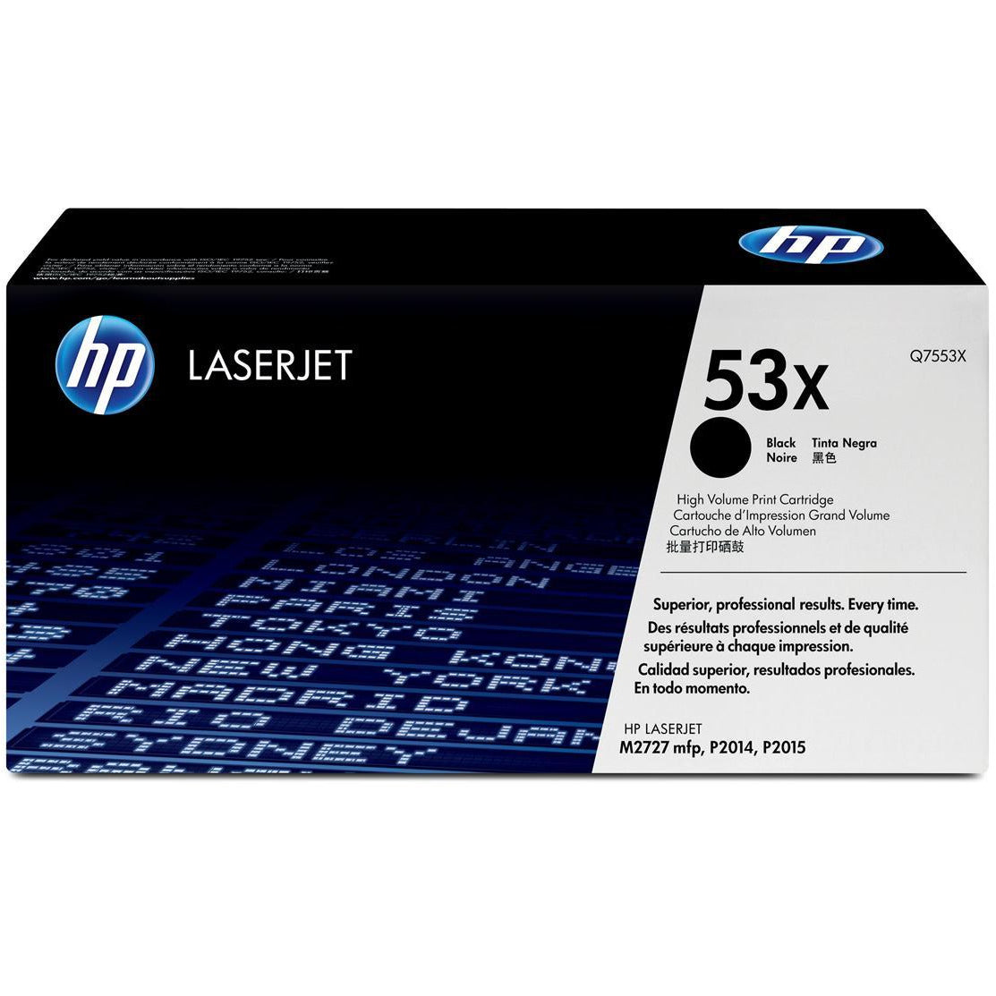 HP 53X (prentar: 7,000 síður) svart dufthylki