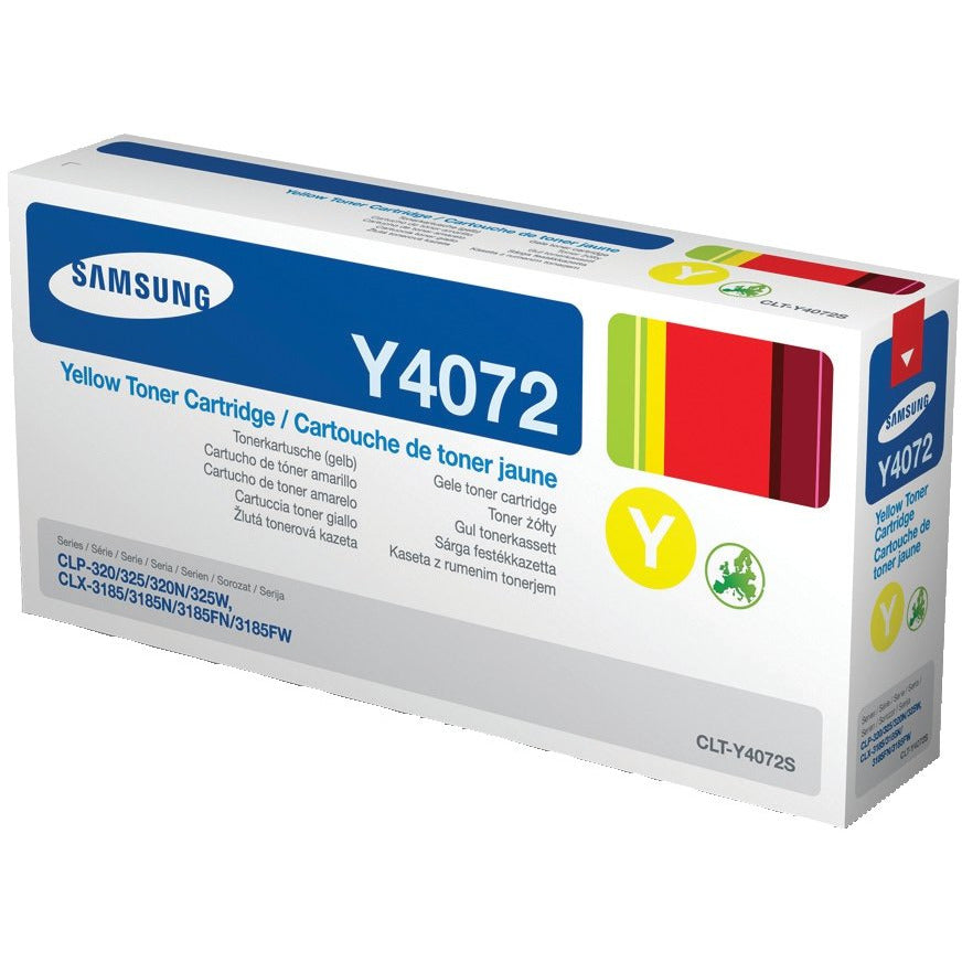Samsung Y4072S gult dufthylki (prentar 1000 síður) fyrir CLP-320/CLP-325/CLX-3185 Series Printers