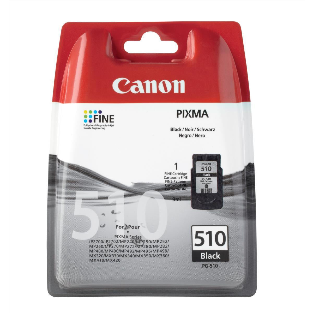 Canon PG-510 (Prentar: 220 síður) svart blekhylki