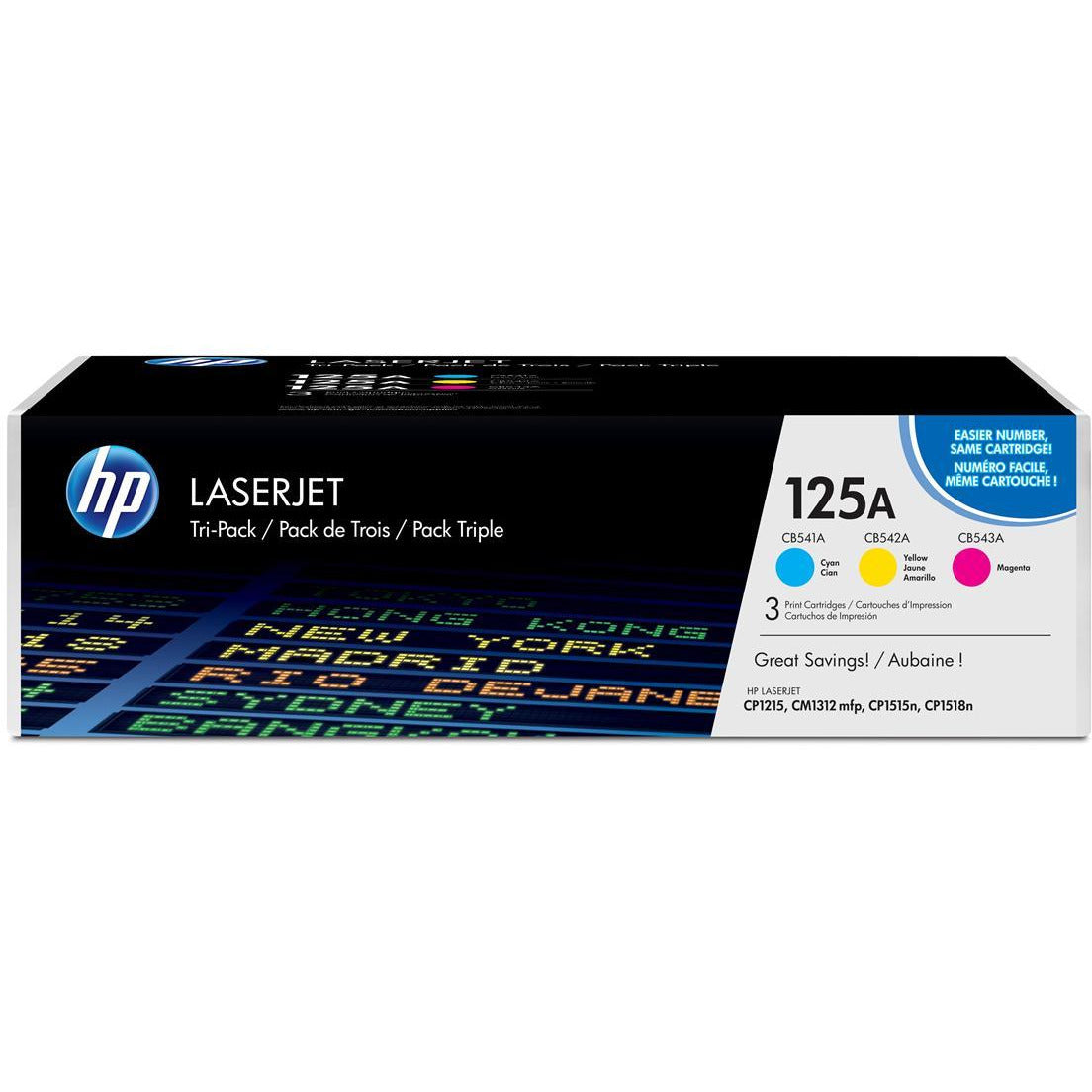 HP CF373A MHP Triple Pack 125A CMY