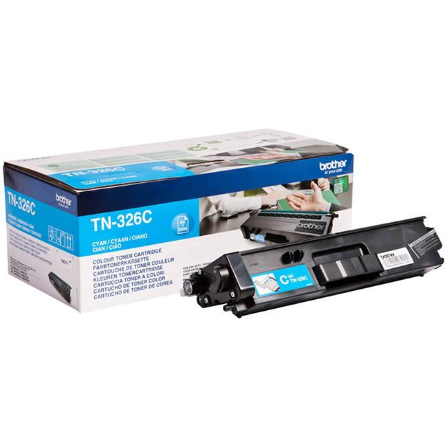 Brother TN-326C (prentar: 3,500 síður) blátt dufthylki